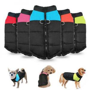 AMstore for dogs Waterproof Dog Winter Clothes Pet Warm Jacket Coat for Small to Large Dogs S-7XL