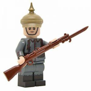 AMstore unitet bricks ww1 Lego Custom WW1 GERMAN SOLDIER Early War- Full Body Printing -NEW-